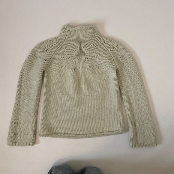 Vintage Chunky Knit Express Wool Angora Roll Neck Sweater, Womens XL 90's Japan - Picture 6 of 9